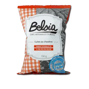 Chips Artisanales de Beauce Belsia au piment d'Espelette