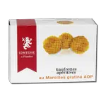 Gaufrettes apéritif au maroilles gratiné