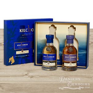 Single Malt Whisky Islay KILCHOMAN Machir Bay & Sanaig Coffret Double