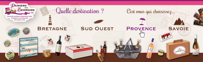 Tous les paniers gourmands, personnalisables