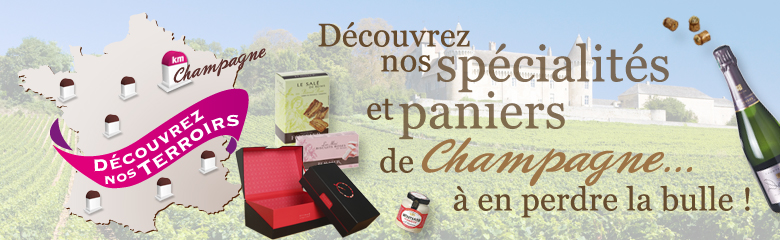 Paniers gourmands de Champagne