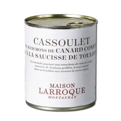 Cassoulet au confit de canard 2 personnes (manchons)