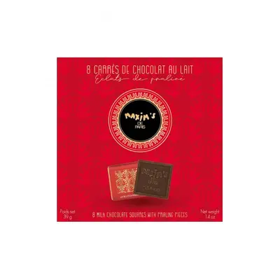 Etui 8 carrés de chocolat au lait Maxim's