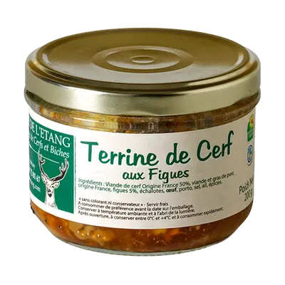 Terrine de cerf aux figues