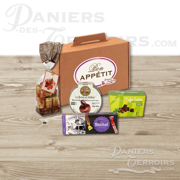 Panier garni d'œufs en chocolat Les gourmandises de sophie