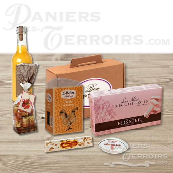 Coffret Cadeau 12 calissons personnalisés Fête des pères