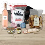 Panier apéritif en amoureux