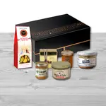 Panier de douceurs roses