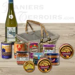 Panier gastronomique  du bord de mer
